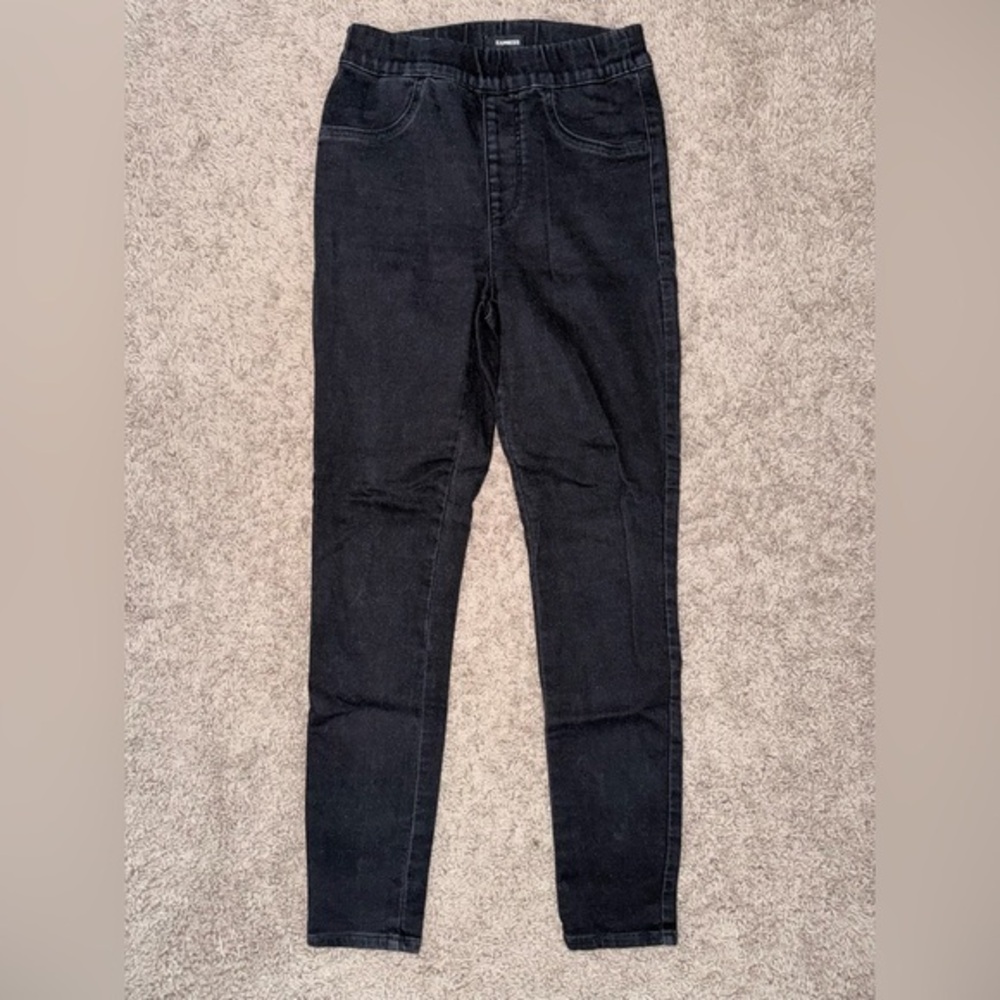 Express Women’s Skinny High Rise Pull On Pants Size Small